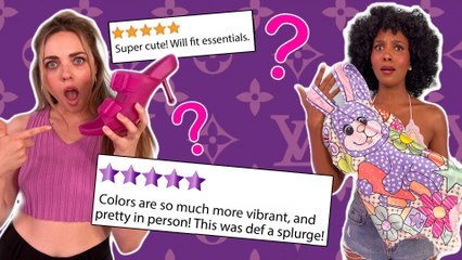 Unboxing Mystery DESIGNER Items Based Only On Reviews?!