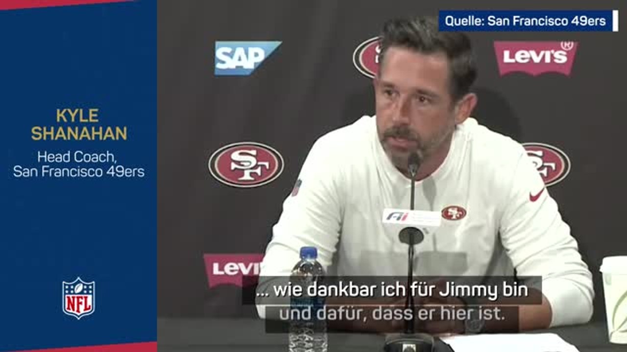 Shanahan: jimmy g ist nicht mehr starting-qb