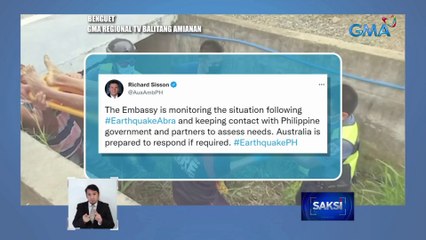 Ilang bansa, handang tumulong sa Pilipinas kasunod ng magnitude 7 na lindol na yumanig sa ilang bahagi ng Luzon | Saksi
