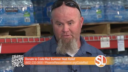 Will you lend a hand and donate to the Phoenix Rescue Mission's Code:Red Summer Heat Relief?