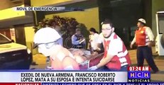 Ex-alcalde de Nueva Armenia asesina a su esposa y luego intenta suicidarse y otros sucesos