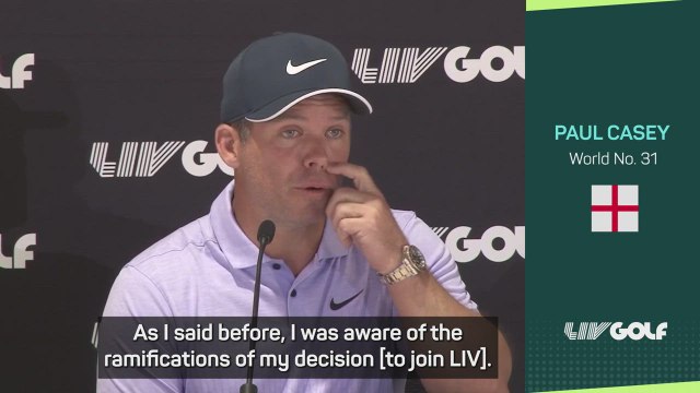 New LIV star Casey shares concerns over Ryder Cup future