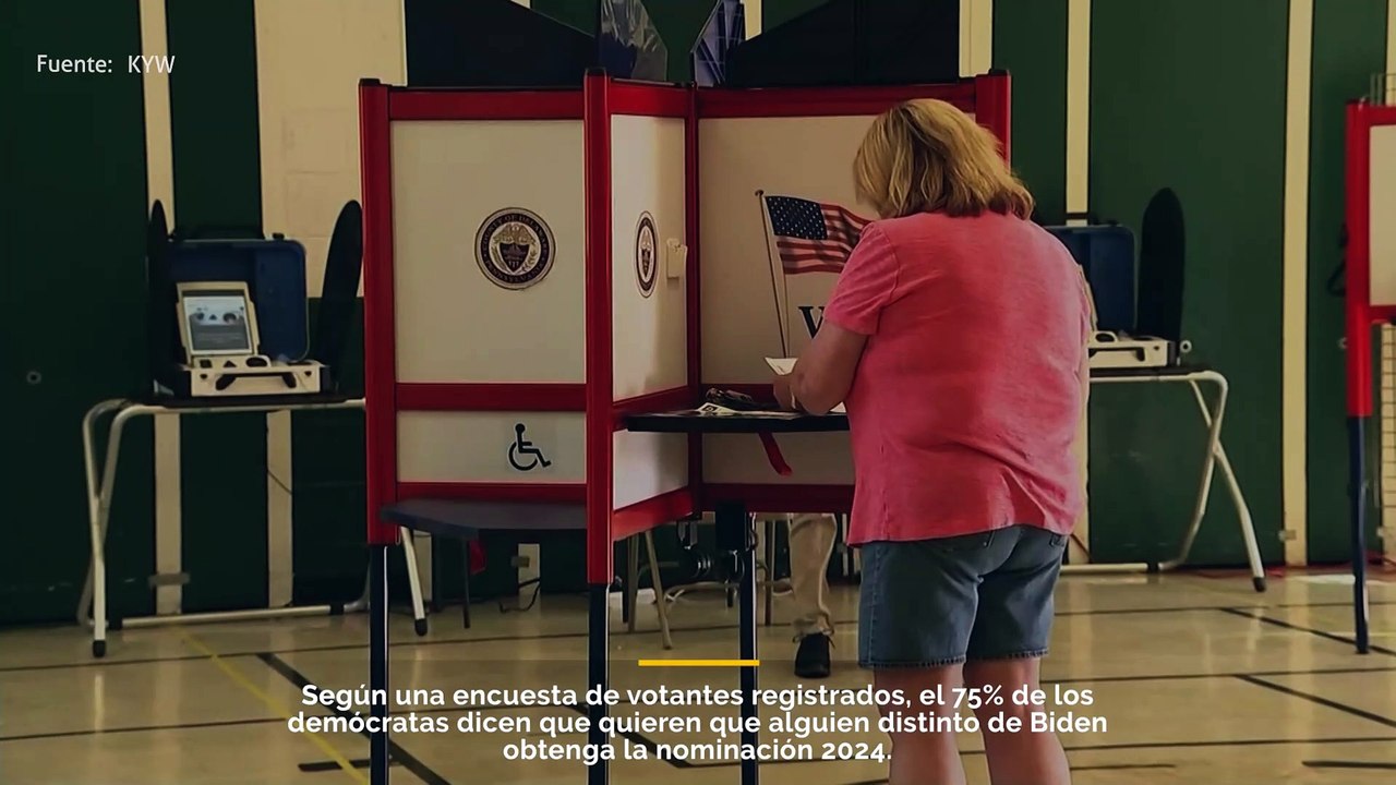 Segun encuesta, el 75% de los votantes demócratas quieren a alguien que no sea Biden en 2024