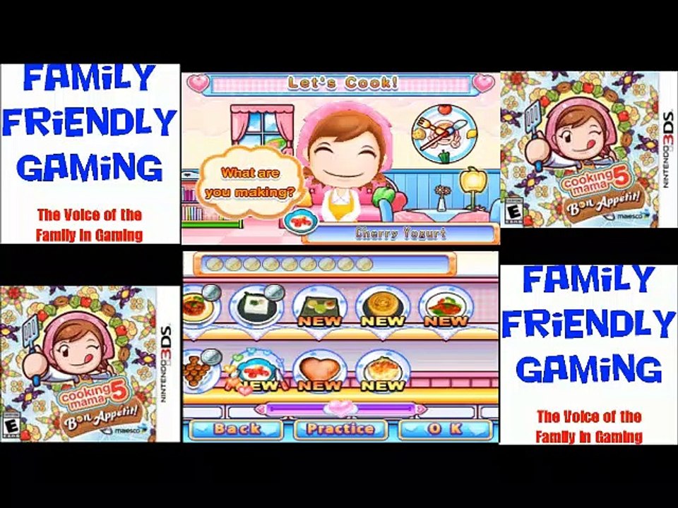Cooking Mama 5 Bon Appetit! Cherry Yogurt