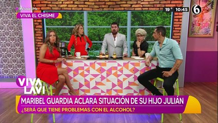 Maribel Guardia aclara situación de su hijo Julián; ¿tiene problemas con el alcohol?