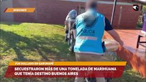 Secuestraron más de una tonelada de marihuana que tenía destino Buenos Aires