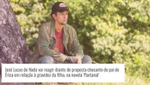 Novela 'Pantanal': José Lucas de Nada reage à proposta chocante do pai de Érica, grávida do peão
