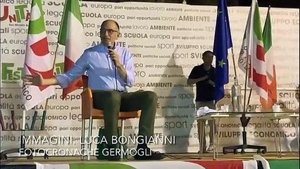 Letta a San Miniato alla Festa dell'Unità: "Entusiasmo straordinario"