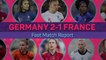 Germany 2-1 France - Fast Match Report