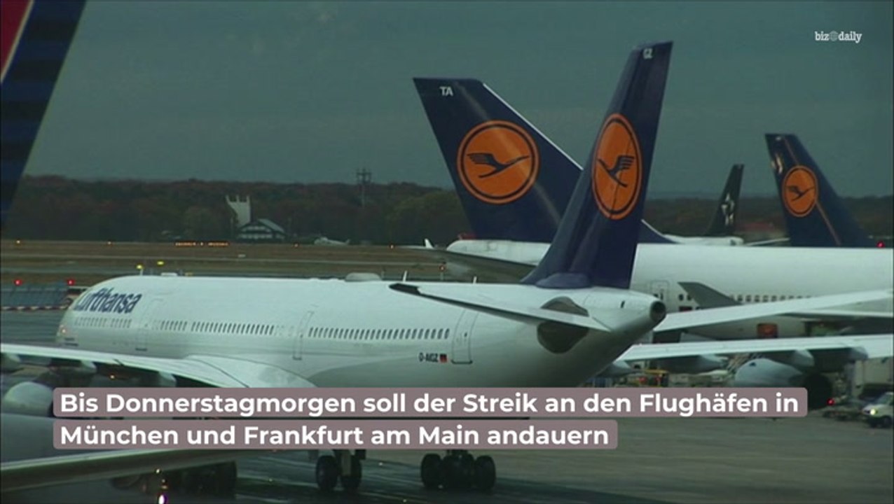Warnstreik: Mehr als 1.000 gestrichene Flüge belasten Lufthansa-Fluggäste