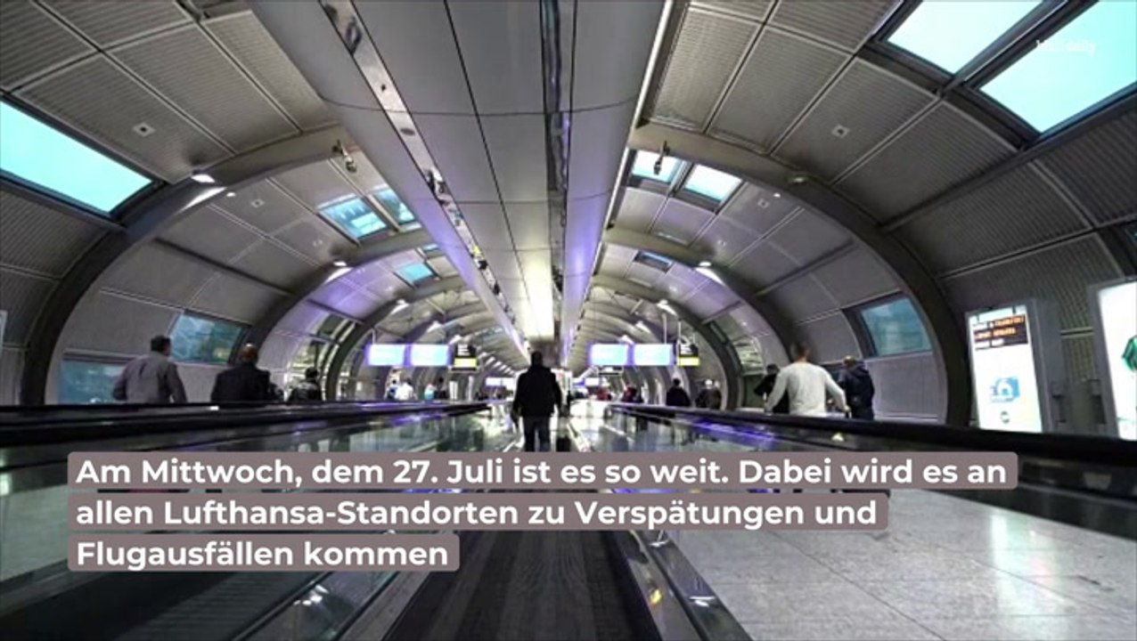 Lufthansa: Warnstreiks für Mittwoch geplant