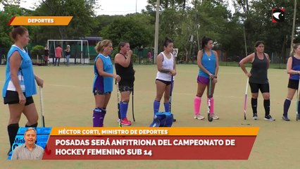Posadas será anfitriona del Campeonato de Hockey Femenino Sub 14