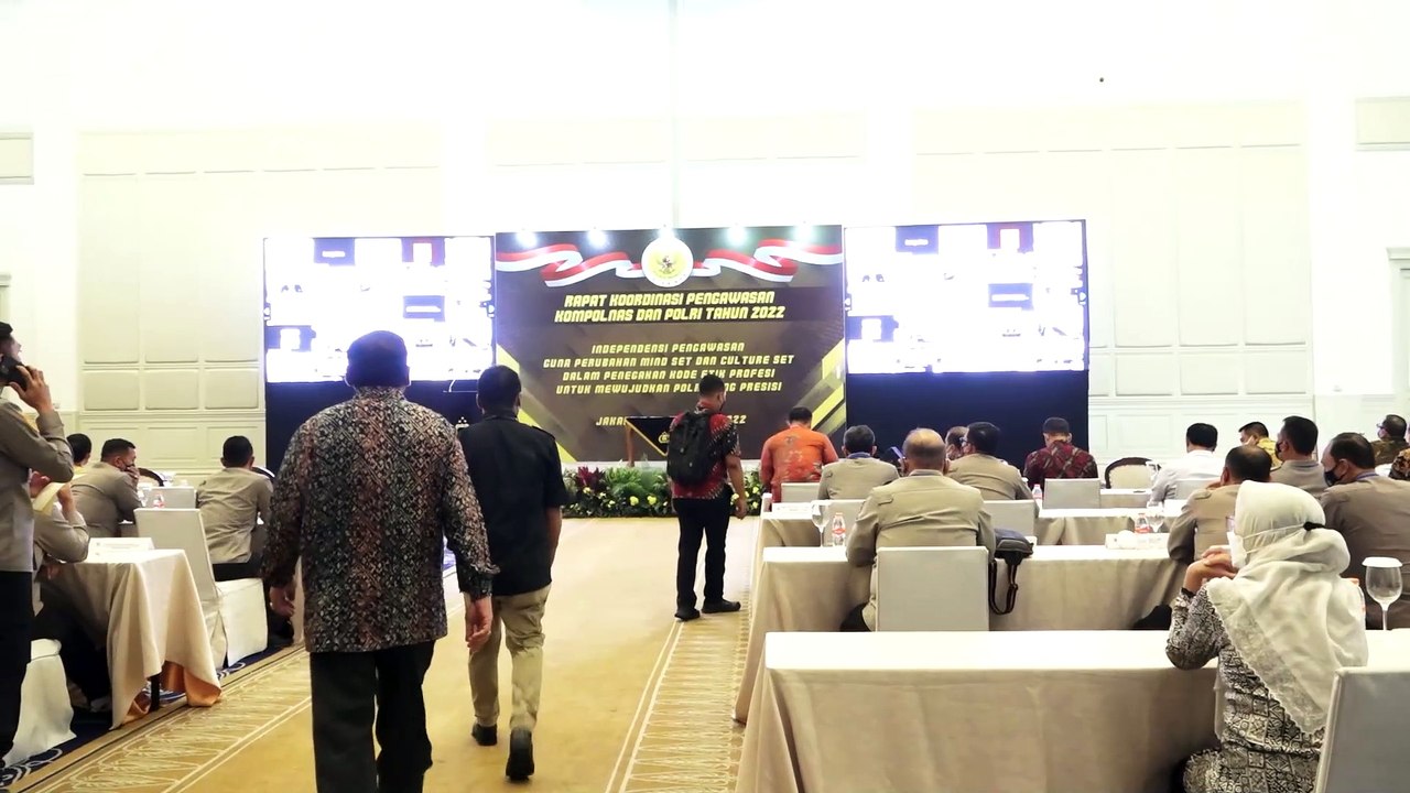 Rakornas 2022, Kompolnas & Polri Lakukan Peningkatan Kode Etik Profesi Menuju Polri yang presisi