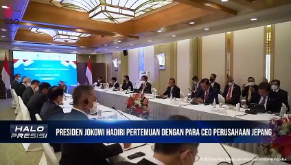 Presiden Jokowi Hadiri Pertemuan Dengan Para Ceo Perusahaan Jepang