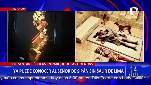 Parque de las Leyendas: Presentan réplica de la tumba del Señor de Sipán