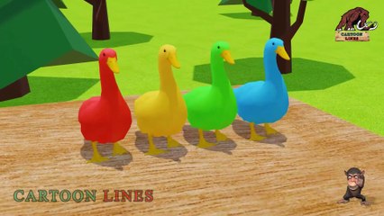 Duck Cartoon vs T-rex Gorilla Cow Elephant Swimming Competition Funny Videos Cartoon Lines