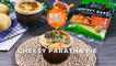 Cheesy Paratha Pie