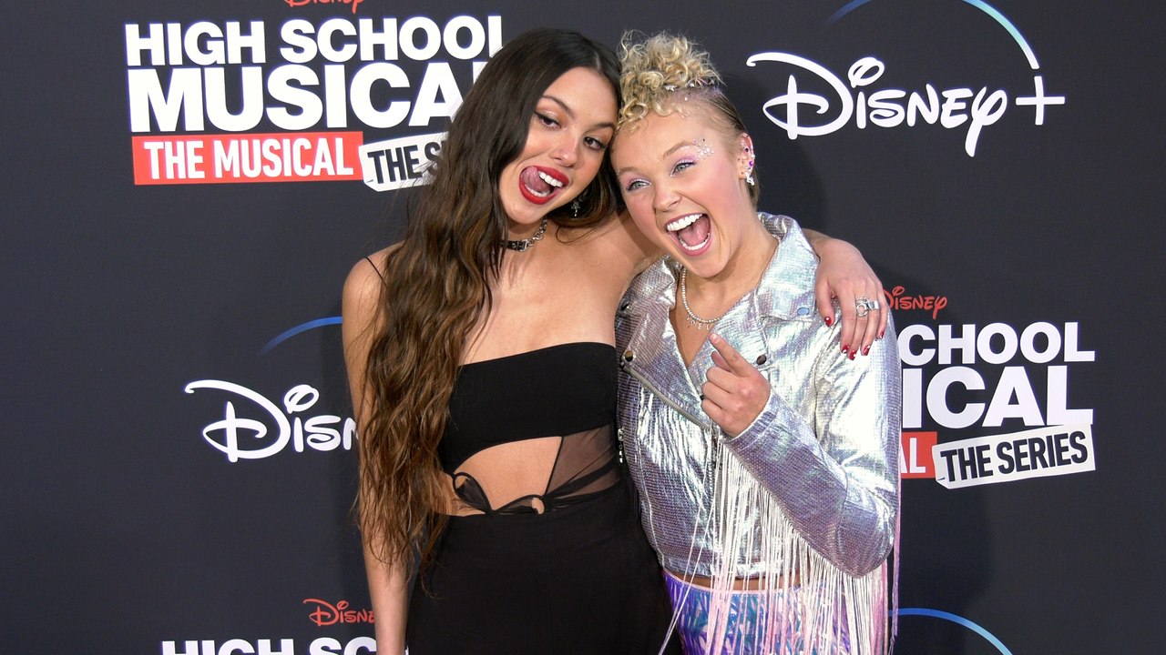 Olivia Rodrigo and JoJo Siwa "High School Musical: The Musical: The Series" Season 3 Red Carpet Premiere