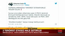 Bakan Soylu açıkladı: 3 PKK'lı terörist ölü ele geçirildi