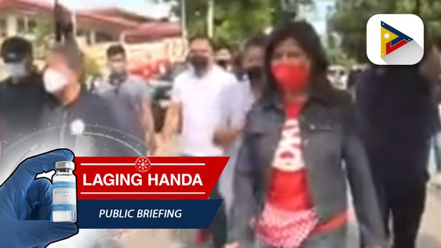 Sen. Imee Marcos ininspeksyon ang pinsalang idinulot ng lindol sa Ilocos Sur