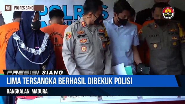 Konferensi Pers Ungkap Kasus Curanmor dan Penyalahgunaan Senjata Api