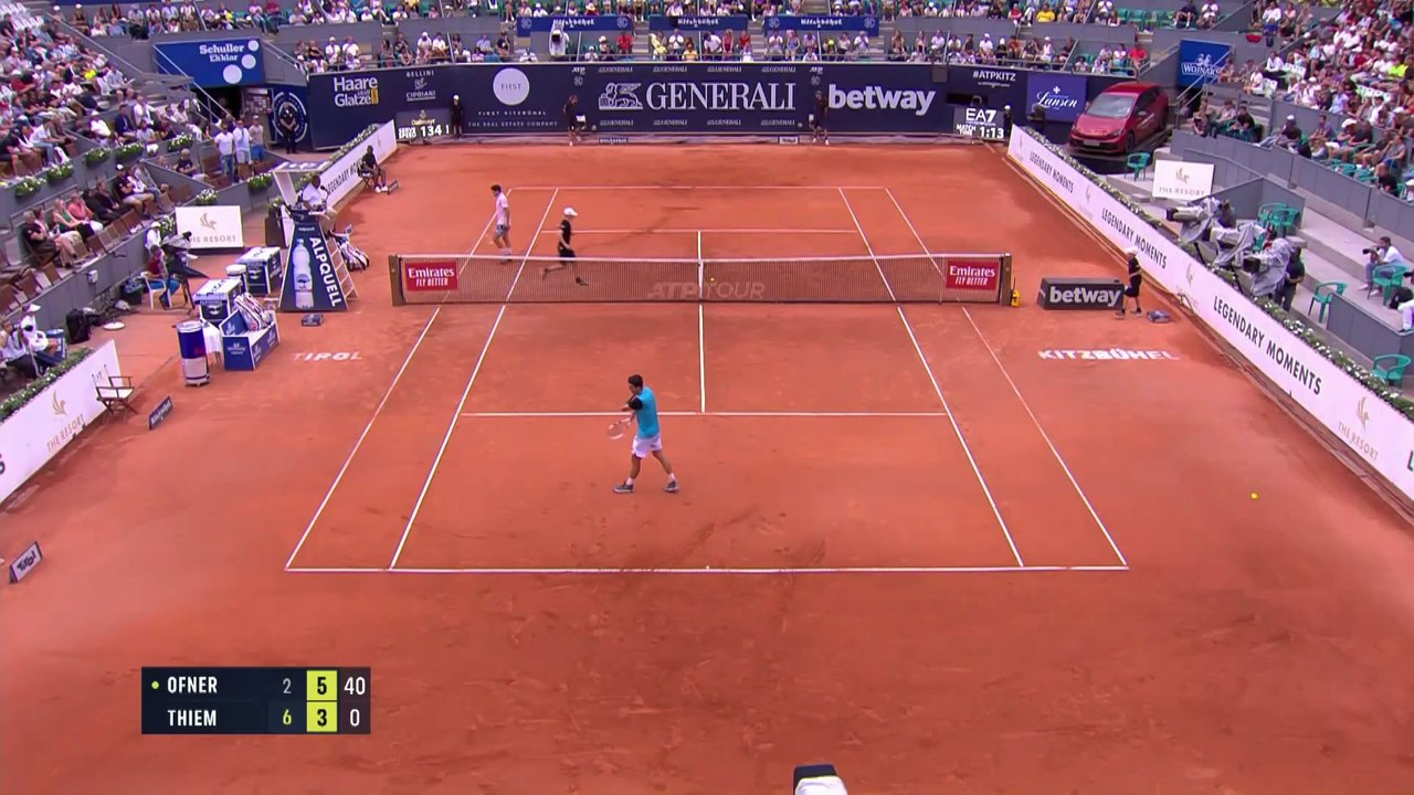 Ofner v Thiem | ATP Austrian Open | Match Highl...