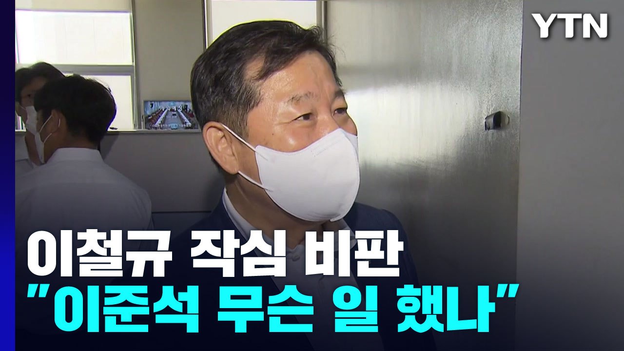 친윤 이철규 "이준석, 무슨 일 했나"...민주, 오늘 컷오프 / YTN