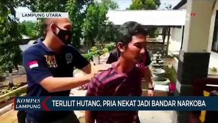 Terlilit Utang, Pria Nekat Jadi Bandar Narkoba