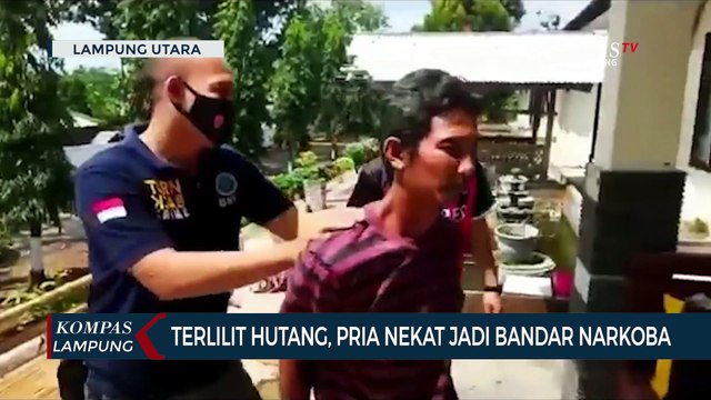 Terlilit Utang, Pria Nekat Jadi Bandar Narkoba