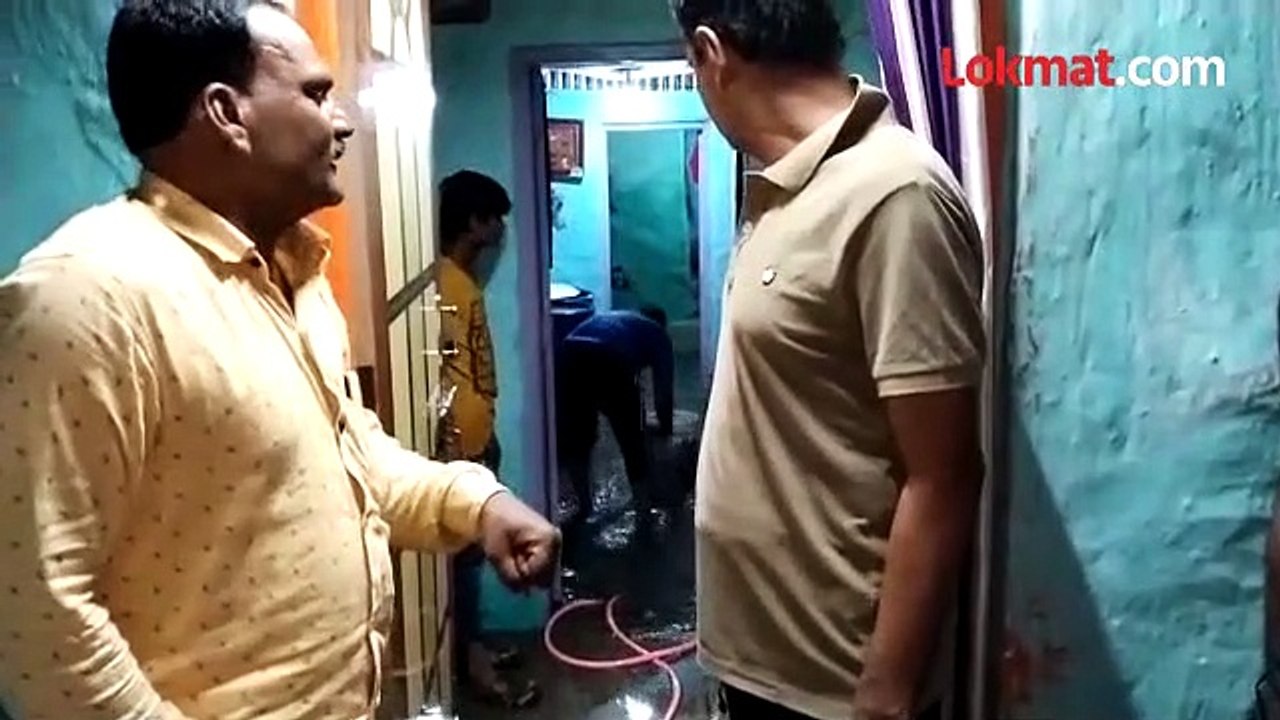 चाळीसगावात मुसळधार पाऊस अनेक घरांमध्ये घुसले पाणी