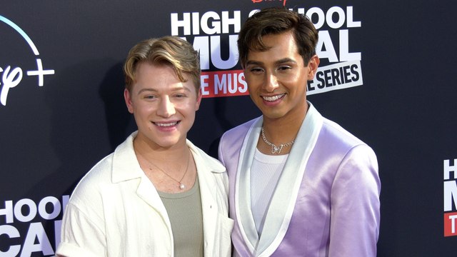 Joe Serafini and Frankie A. Rodriguez High School Musical: The Musical: The Series Season 3 Red Carpet Premiere