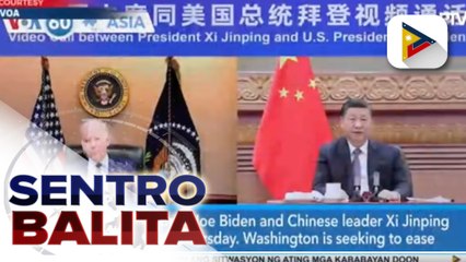 US Pres. Joe Biden at Chinese Pres. Xi Jinping, magpupulong hinggil sa tensiyon sa Taiwan