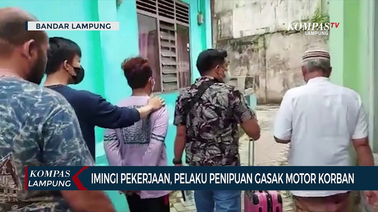 Imingi Pekerjaan Pelaku Penipuan Gasak Motor Korban Video Dailymotion