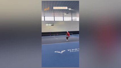 Nadal se prepara para Canadá con su primo de 'sparring'