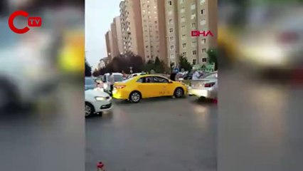 Beylikdüzü'nde sürücülerin yumruklu yol kavgası