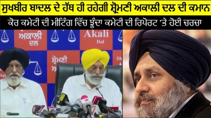 Sukhbeer Badal ਹੀ ਰਹਿਣਗੇ ਸ਼੍ਰੋਮਣੀ ਅਕਾਲੀ ਦਲ ਦੇ ਪ੍ਰਧਾਨ, Jhunda committee ਦੀ ਰਿਪੋਰਟ ’ਤੇ ਹੋਈ ਚਰਚਾ