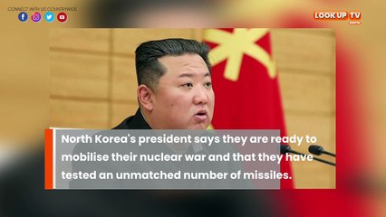 Kim Jong-un says North Korea is ready to mobilise nuclear forces.