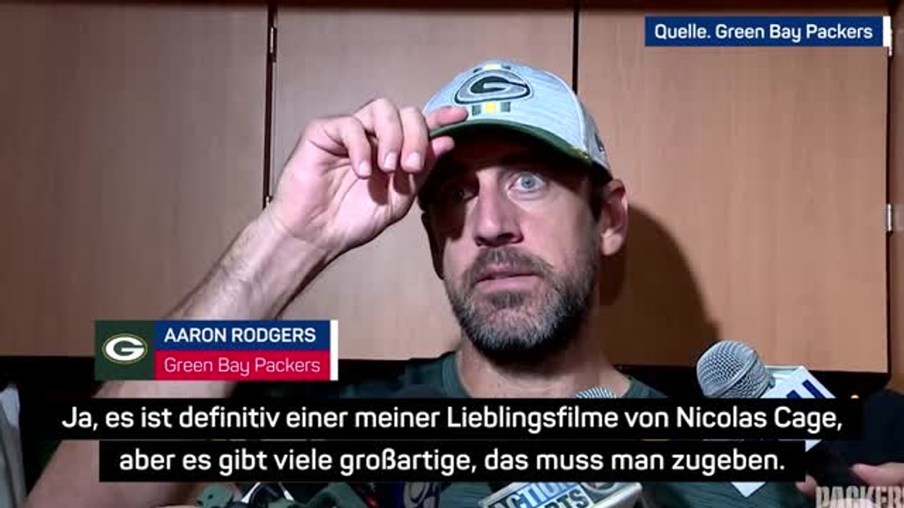 Rodgers outet sich als fan von nicolas cage