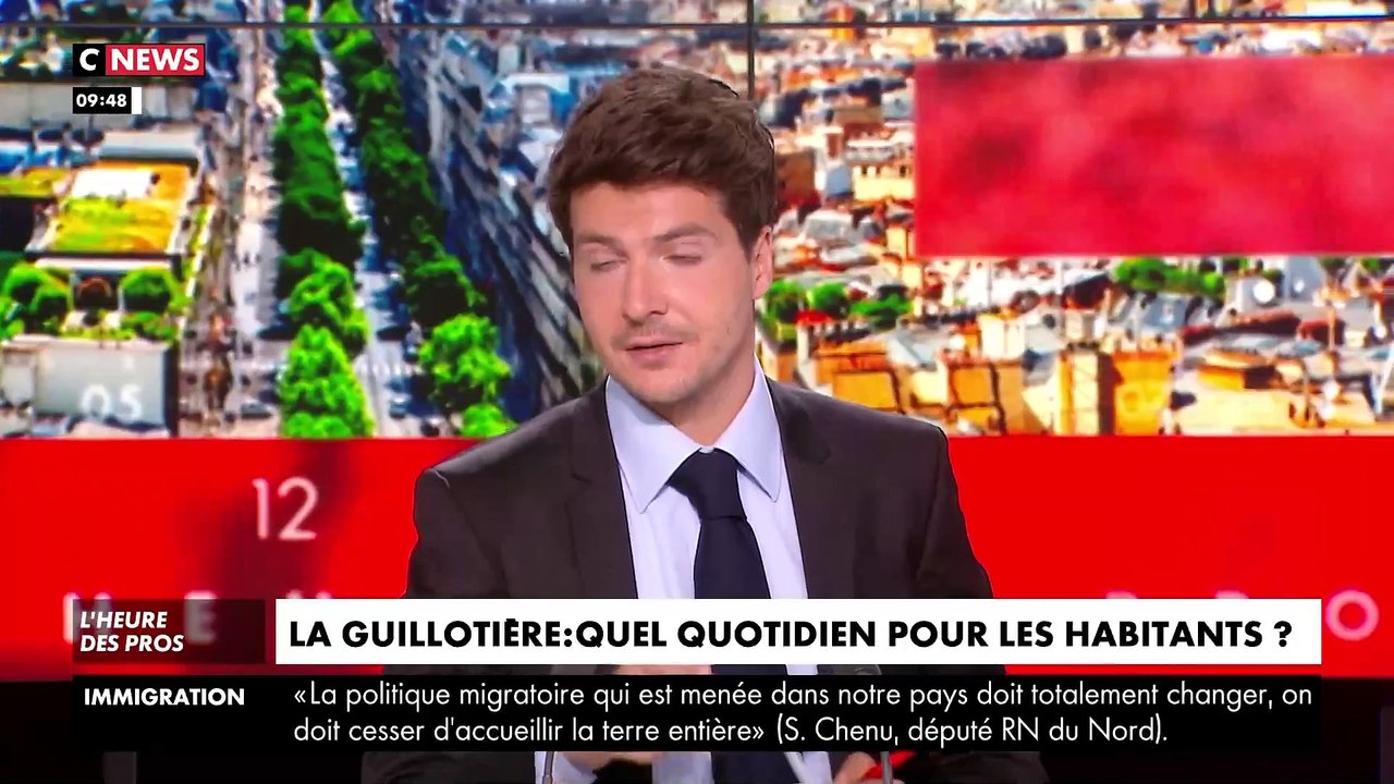 Des habitants du quartier de la Guillotière à Lyon témoignent sur CNews des difficultés de leur quotidien: "Je me suis fait cambrioler, et agresser deux fois!"