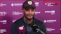 Burnley manager Vincent Kompany press conference ahead of Huddersfield Town opener