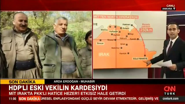 SON DAKİKA: MİT'ten Irak'ın kuzeyinde operasyon! Sözde yürütme konseyi üyesi Hatice Hezer etkisiz!