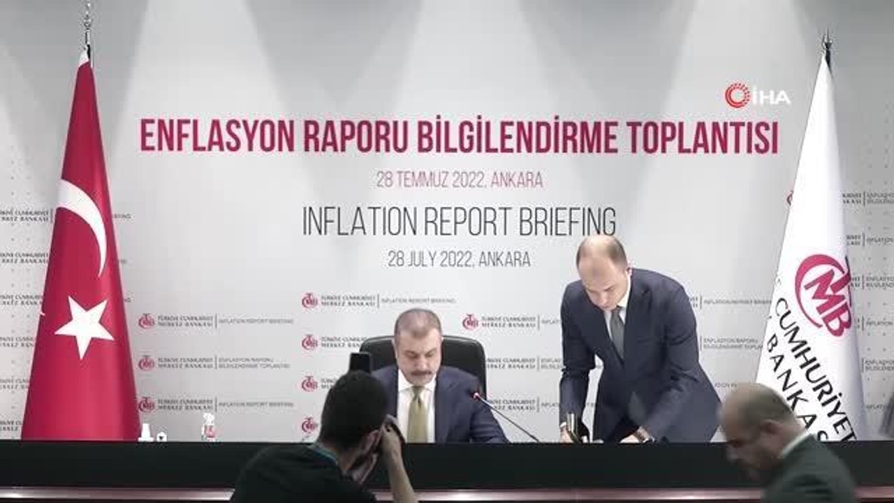 TCMB Başkanı Kavcıoğlu: "Enflasyonun 2022 yıl sonunda yüzde 60,4 olarak gerçekleşeceğini tahmin ediyoruz"