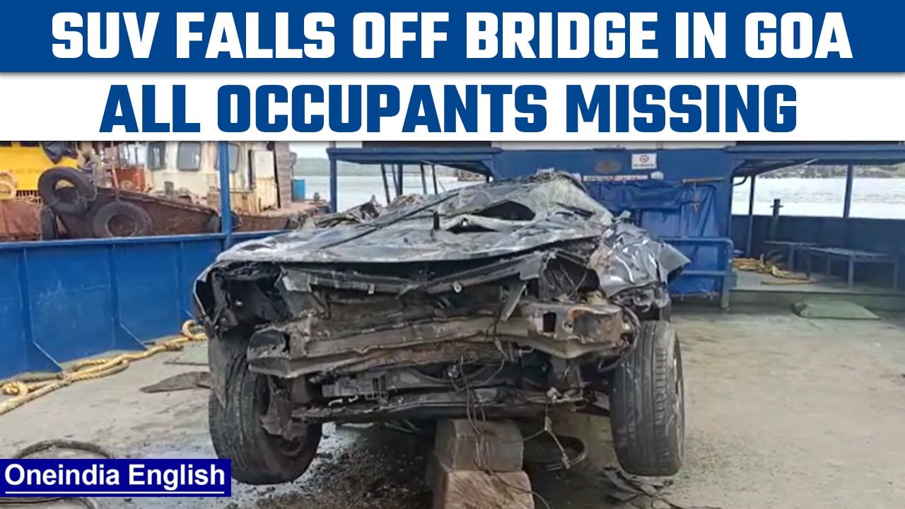 Goa: SUV falls off Zuari bridge in South Goa, a...