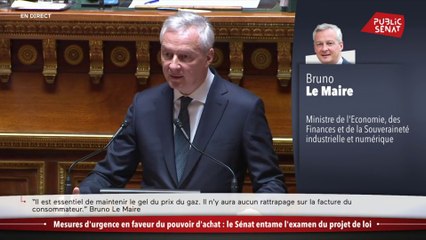 "Je veux redire mon opposition à toute nouvelle taxe dans notre pays." Bruno Le Maire