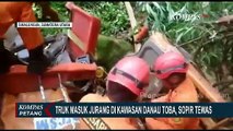 Truk Masuk Jurang, Evakuasi Korban Berlangsung Dramatis: Sopir Tewas Terjepit Kabin Truk!