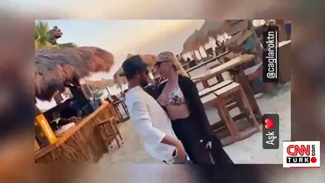 Seda Sayan ve eşi Çağlar Ökten’den Yunanistan tatilinde aşk dolu dans!