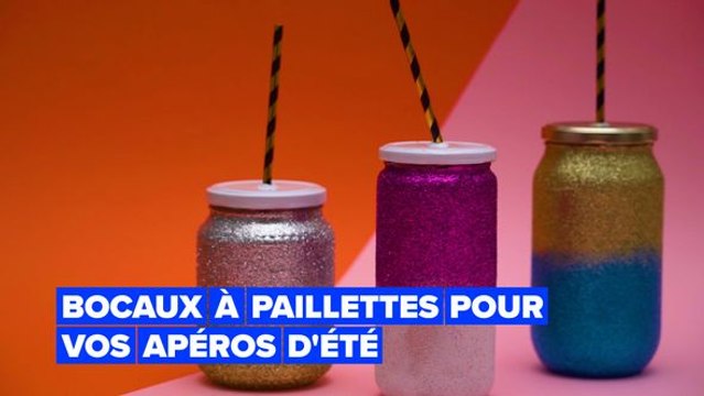 Comment faire un verre à paillettes pour vos apéros d'été