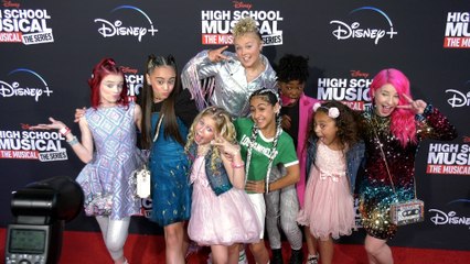 JoJo Siwa and XOMG POP! "High School Musical: The Musical: The Series" Season 3 Red Carpet Premiere