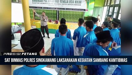 Sat Binmas Polres Singkawang Sosialisasikan Cegah Kenakakllan Remaja di Pesantren