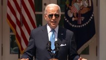 Joe Biden announces his recovery from Covid saying 'deaths are down nearly 90 per cent' from when he took office